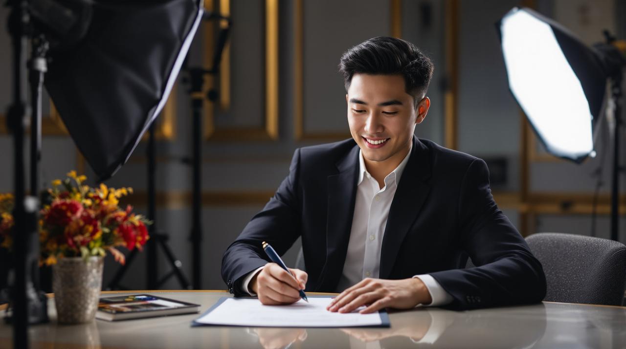 新生代演员苏晨正式签约影视工场，开启全新艺术征程